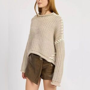 En Saison
NEW Women's Alyza Long-Sleeve Knit Sweater, oversized